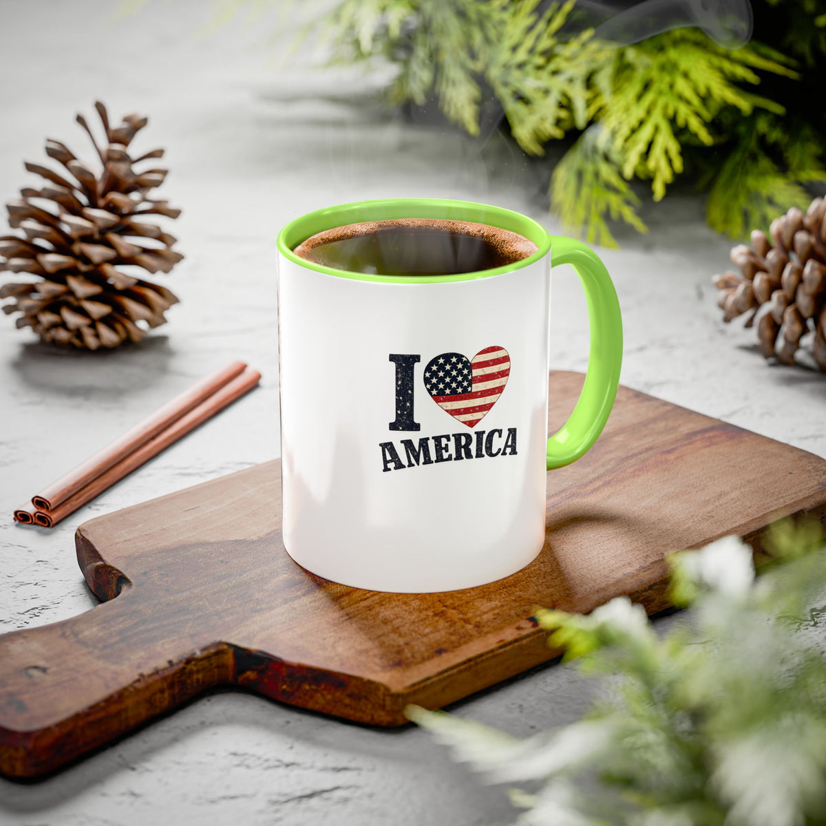 I Love America | HERO250 Patriotic American Coffee Mug