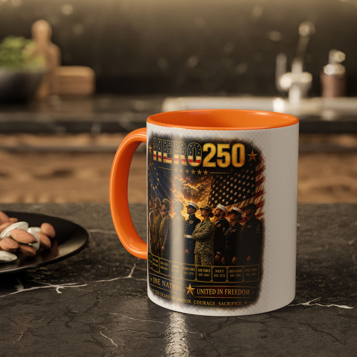 I Love America | HERO250 Patriotic American Coffee Mug