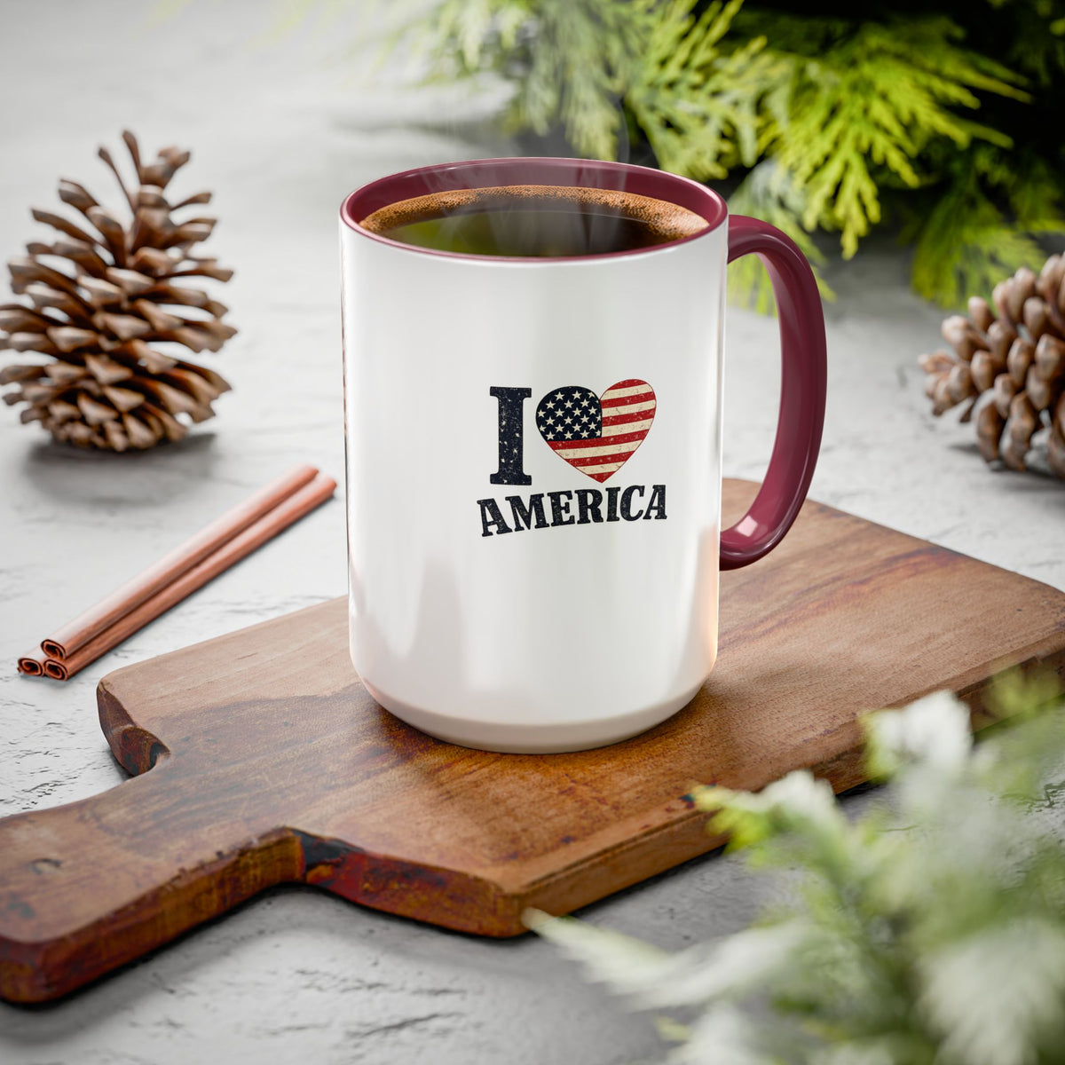 I Love America | HERO250 Patriotic American Coffee Mug