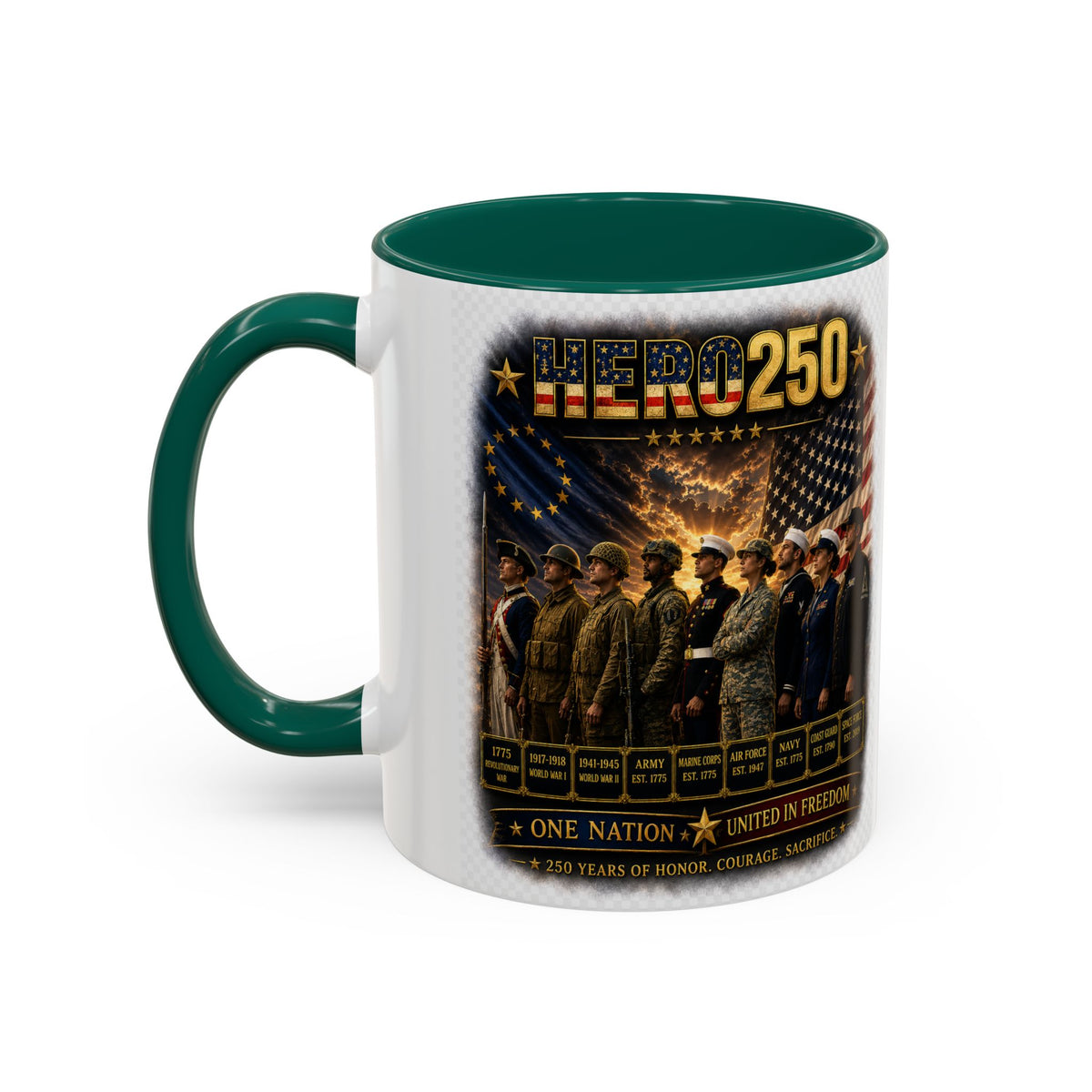 I Love America | HERO250 Patriotic American Coffee Mug