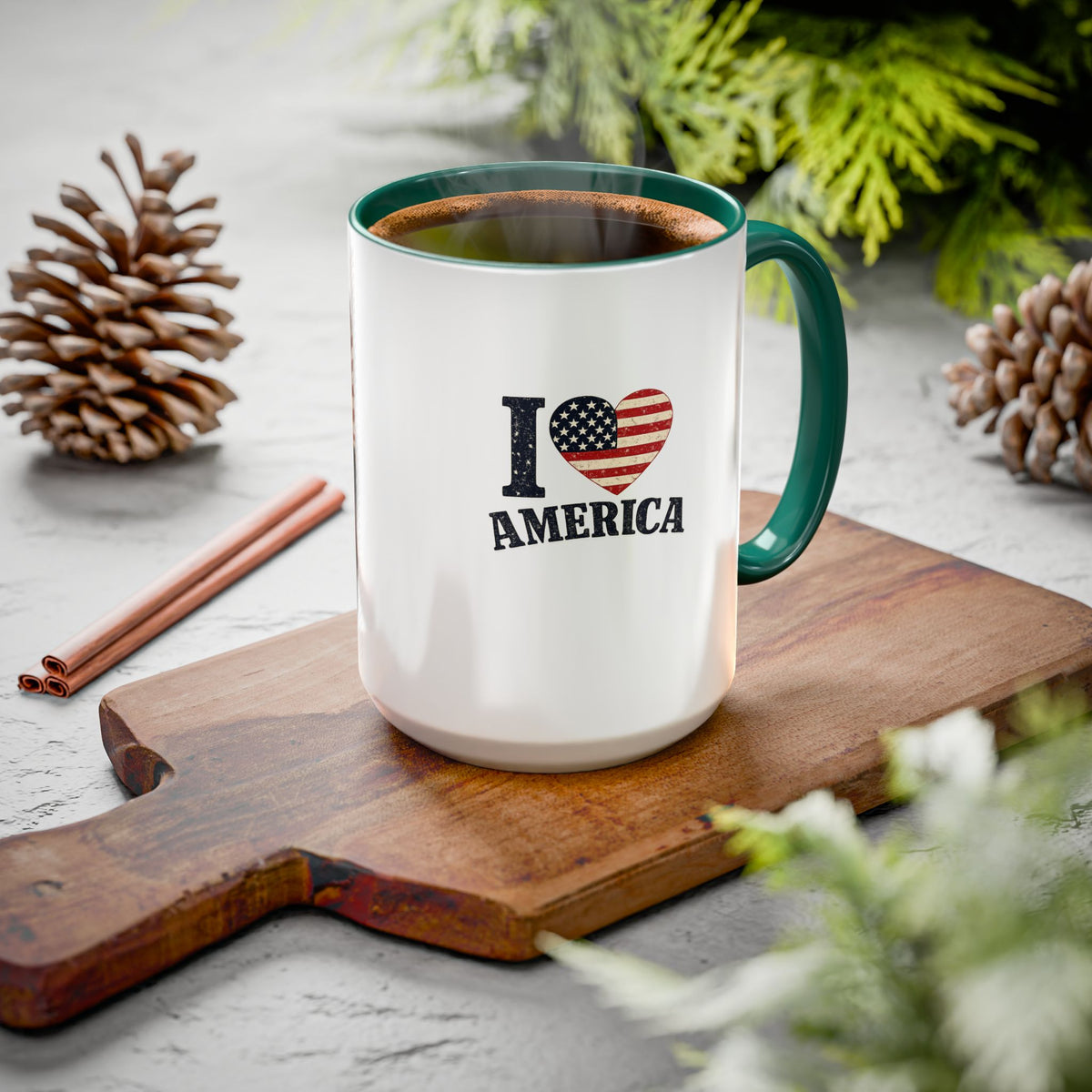I Love America | HERO250 Patriotic American Coffee Mug