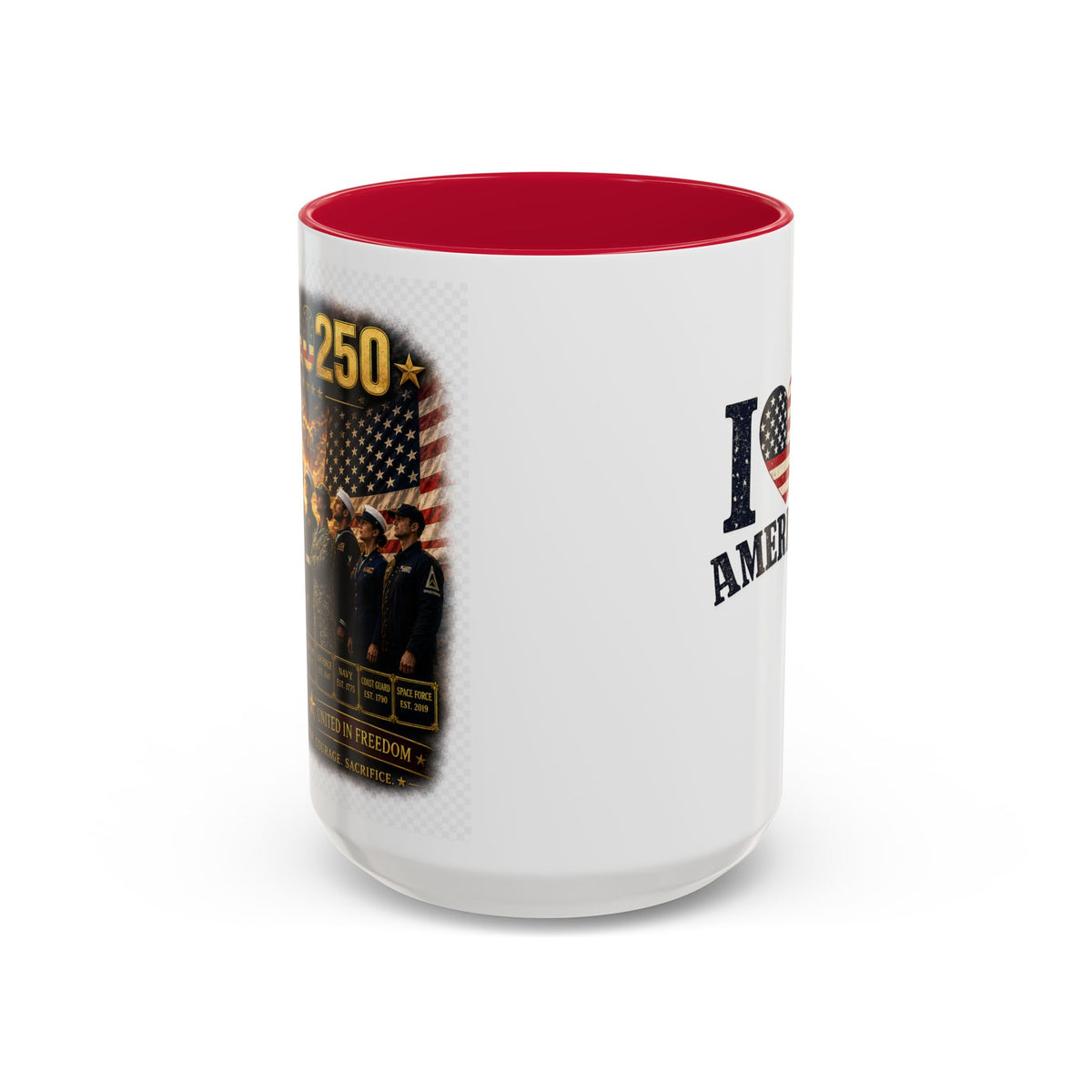 I Love America | HERO250 Patriotic American Coffee Mug