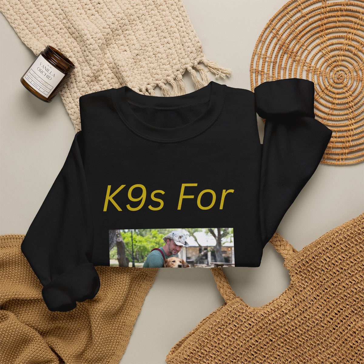 K9s For Warriors Crewneck Sweatshirt — Veteran Support Dog Rescue