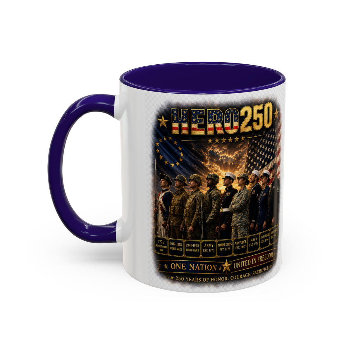 I Love America | HERO250 Patriotic American Coffee Mug