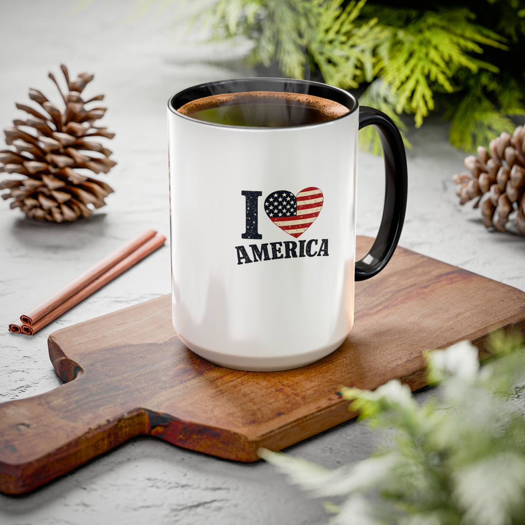I Love America | HERO250 Patriotic American Coffee Mug