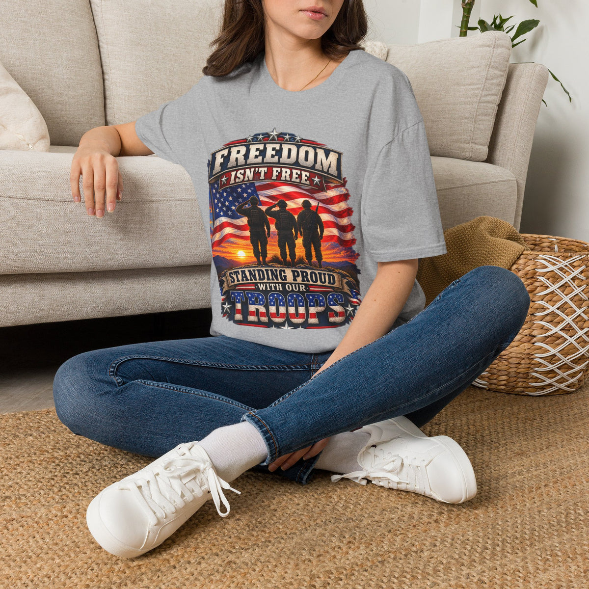 "Freedom Isn't Free" Unisex Soft-style T-Shirt