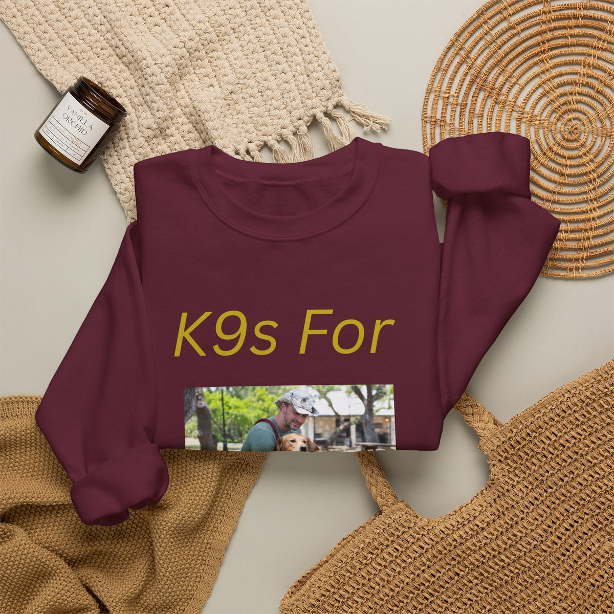 K9s For Warriors Crewneck Sweatshirt — Veteran Support Dog Rescue