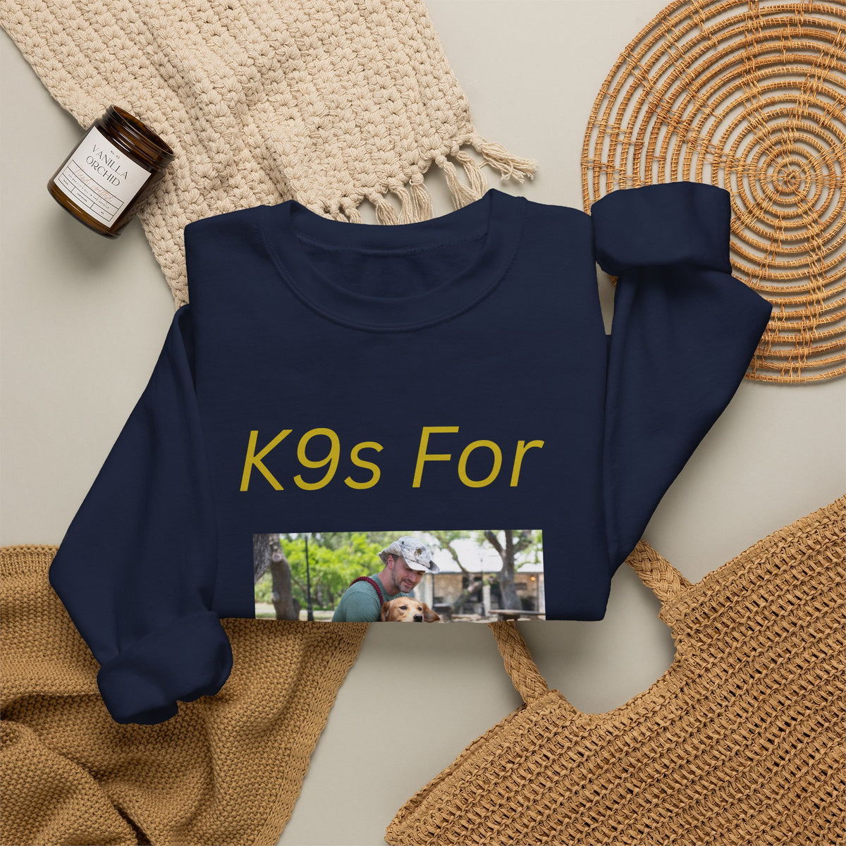 K9s For Warriors Crewneck Sweatshirt — Veteran Support Dog Rescue