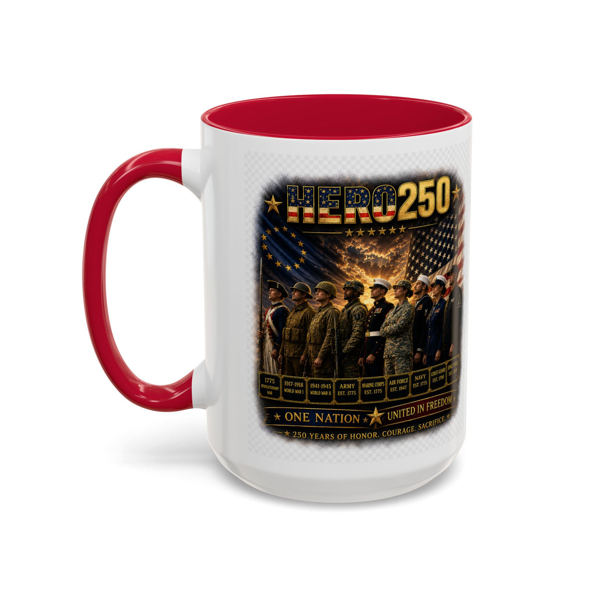 I Love America | HERO250 Patriotic American Coffee Mug