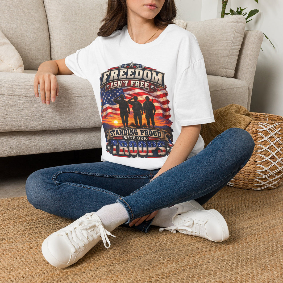 "Freedom Isn't Free" Unisex Soft-style T-Shirt