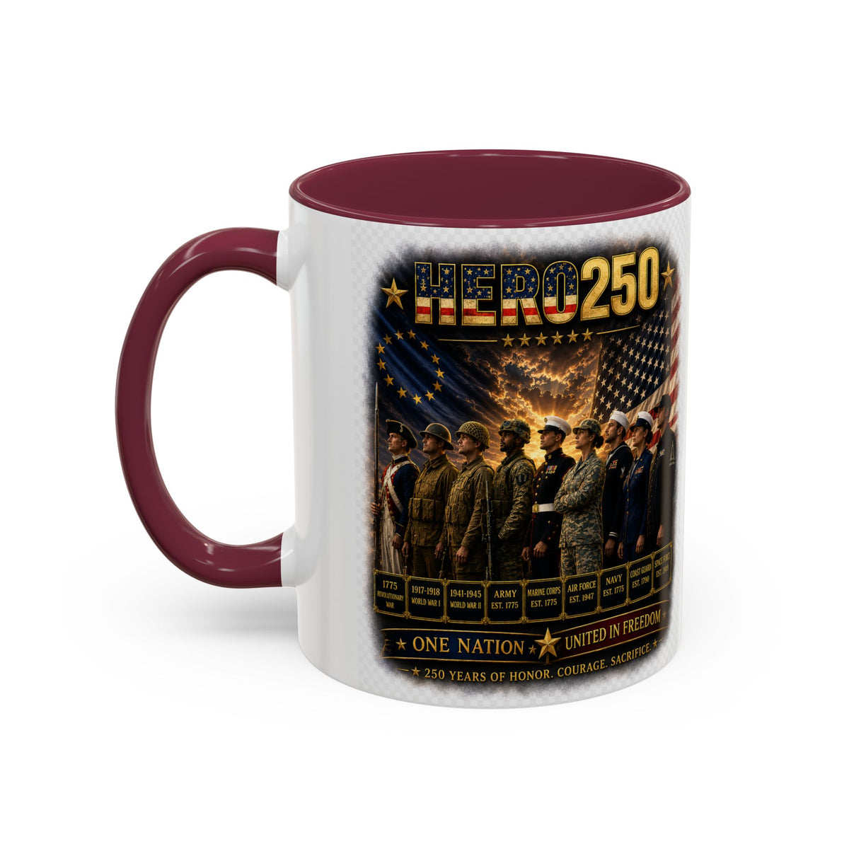 I Love America | HERO250 Patriotic American Coffee Mug
