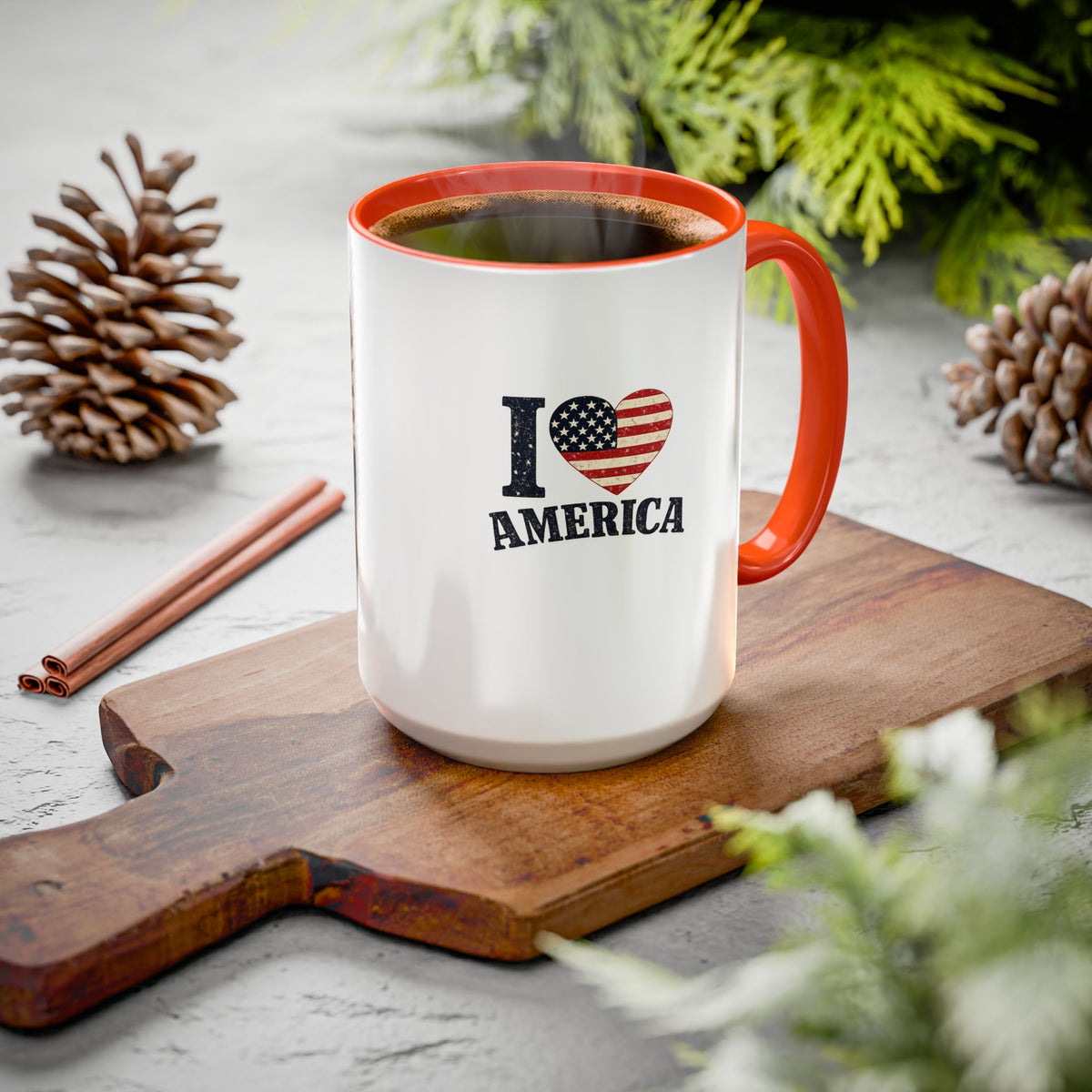I Love America | HERO250 Patriotic American Coffee Mug