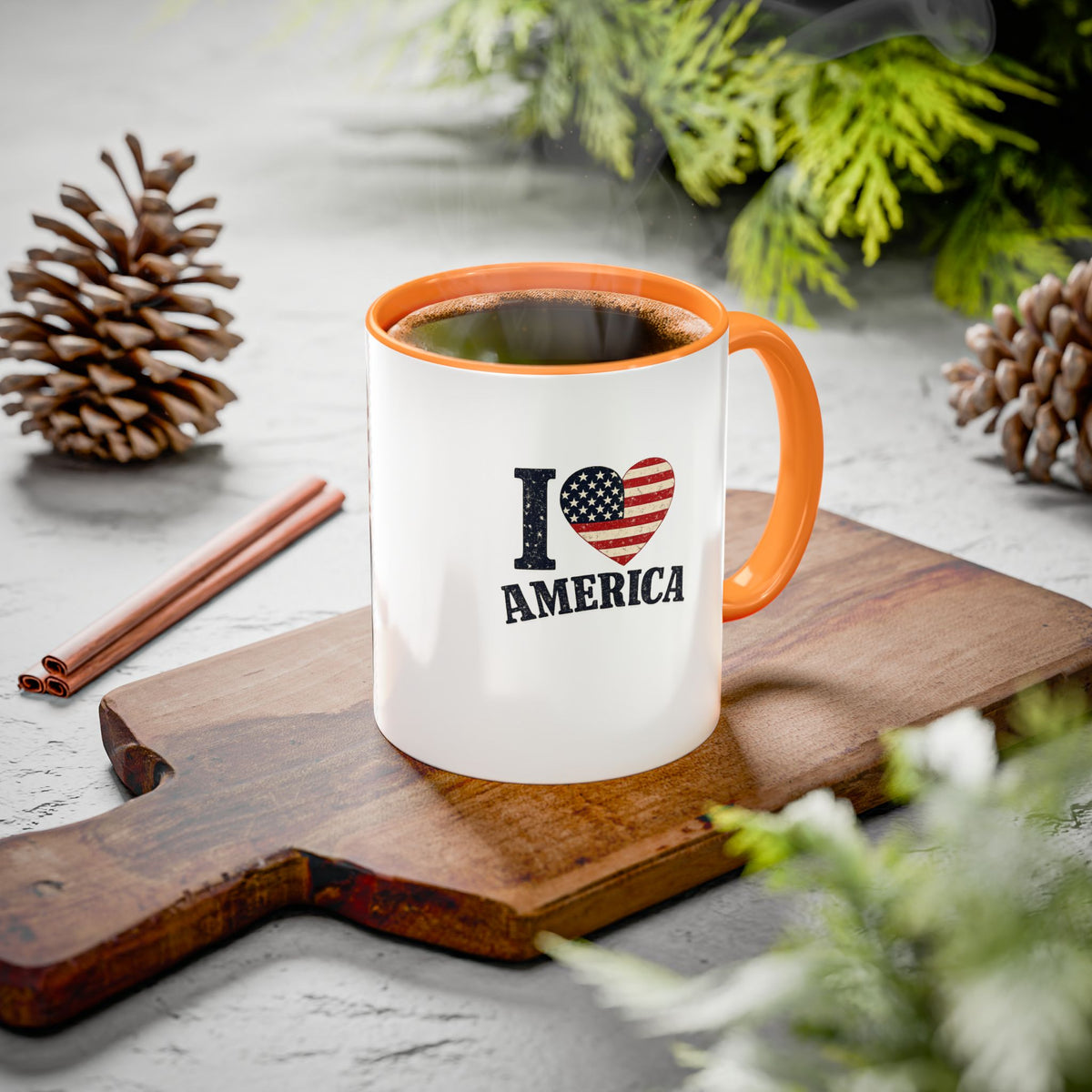 I Love America | HERO250 Patriotic American Coffee Mug