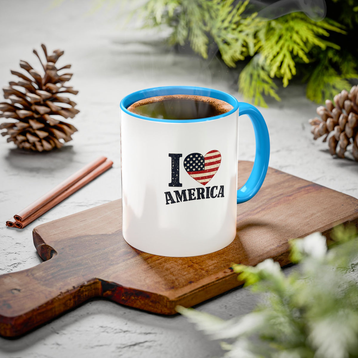 I Love America | HERO250 Patriotic American Coffee Mug
