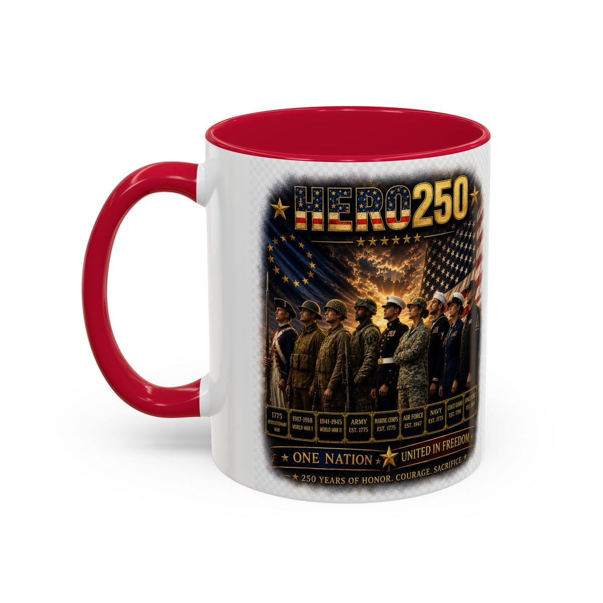 I Love America | HERO250 Patriotic American Coffee Mug