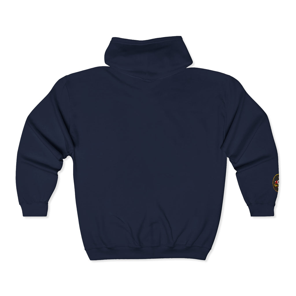 Twin Towers Tribute Full Zip Front Hoodie