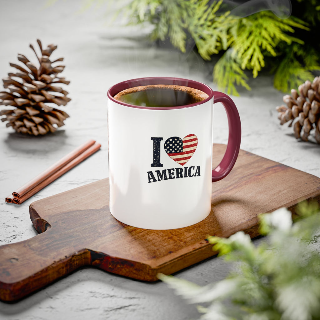 I Love America | HERO250 Patriotic American Coffee Mug