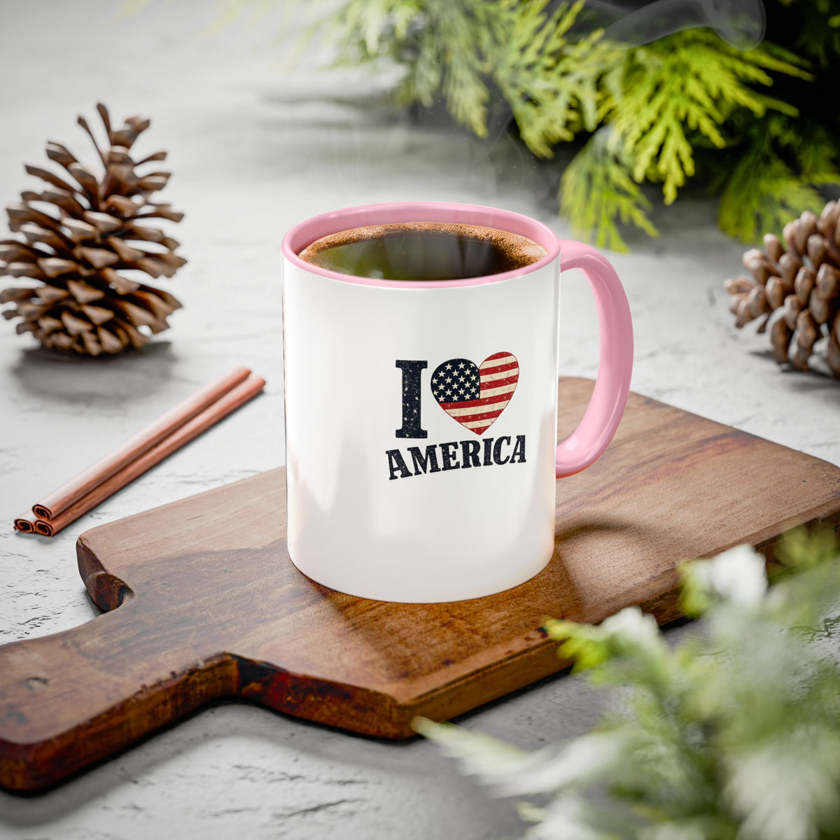 I Love America | HERO250 Patriotic American Coffee Mug