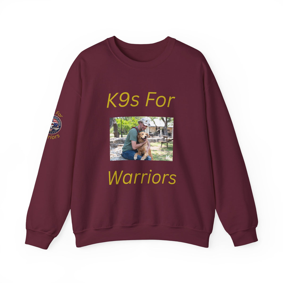 K9s For Warriors Crewneck Sweatshirt — Veteran Support Dog Rescue