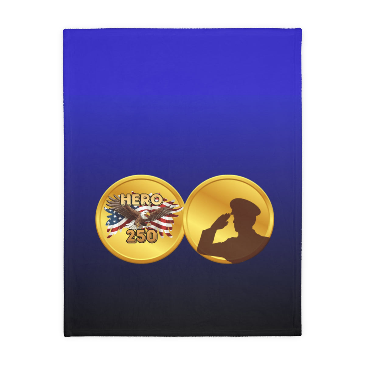 K9s For Warriors Throw Blanket – American Coin Works Hero Medal Design