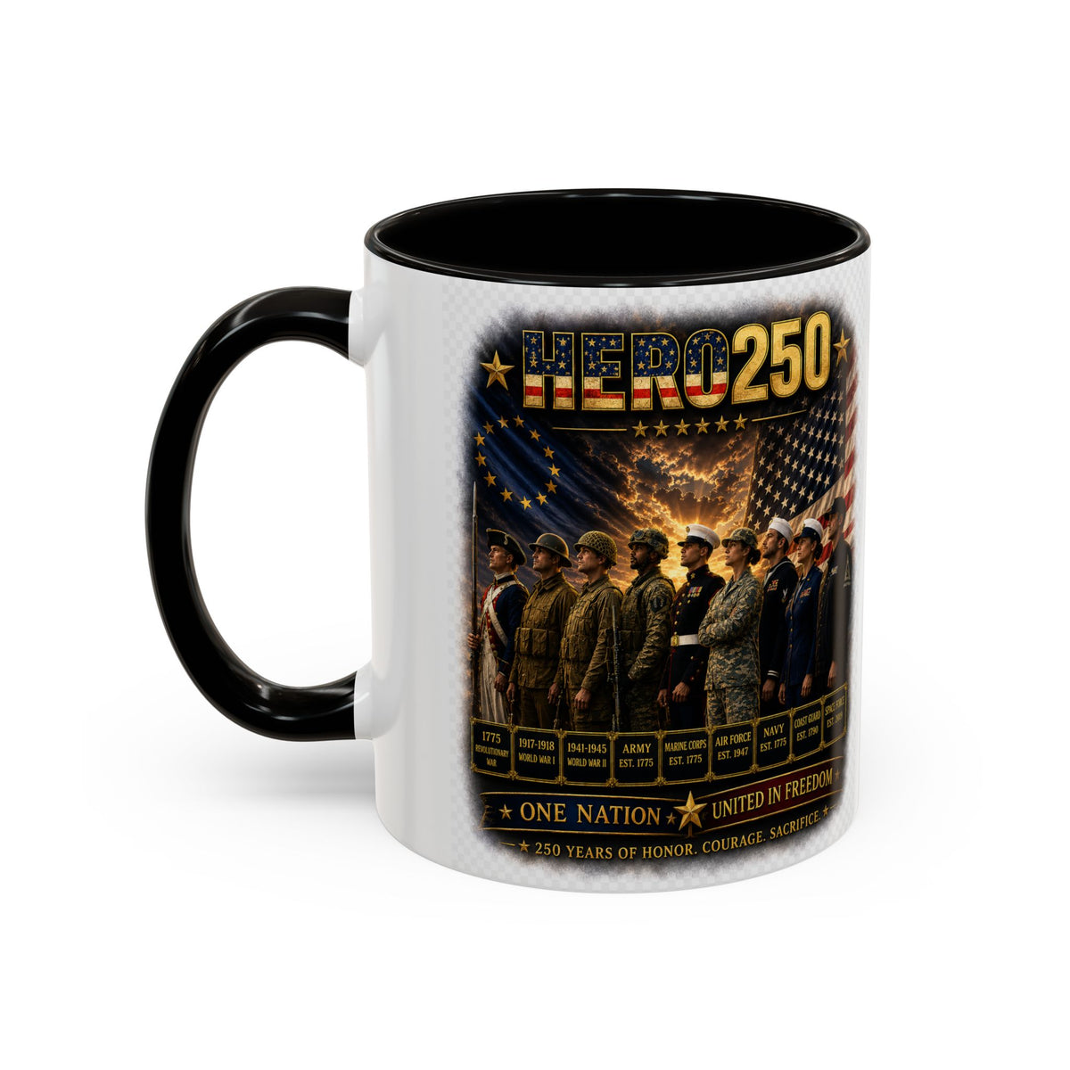 I Love America | HERO250 Patriotic American Coffee Mug