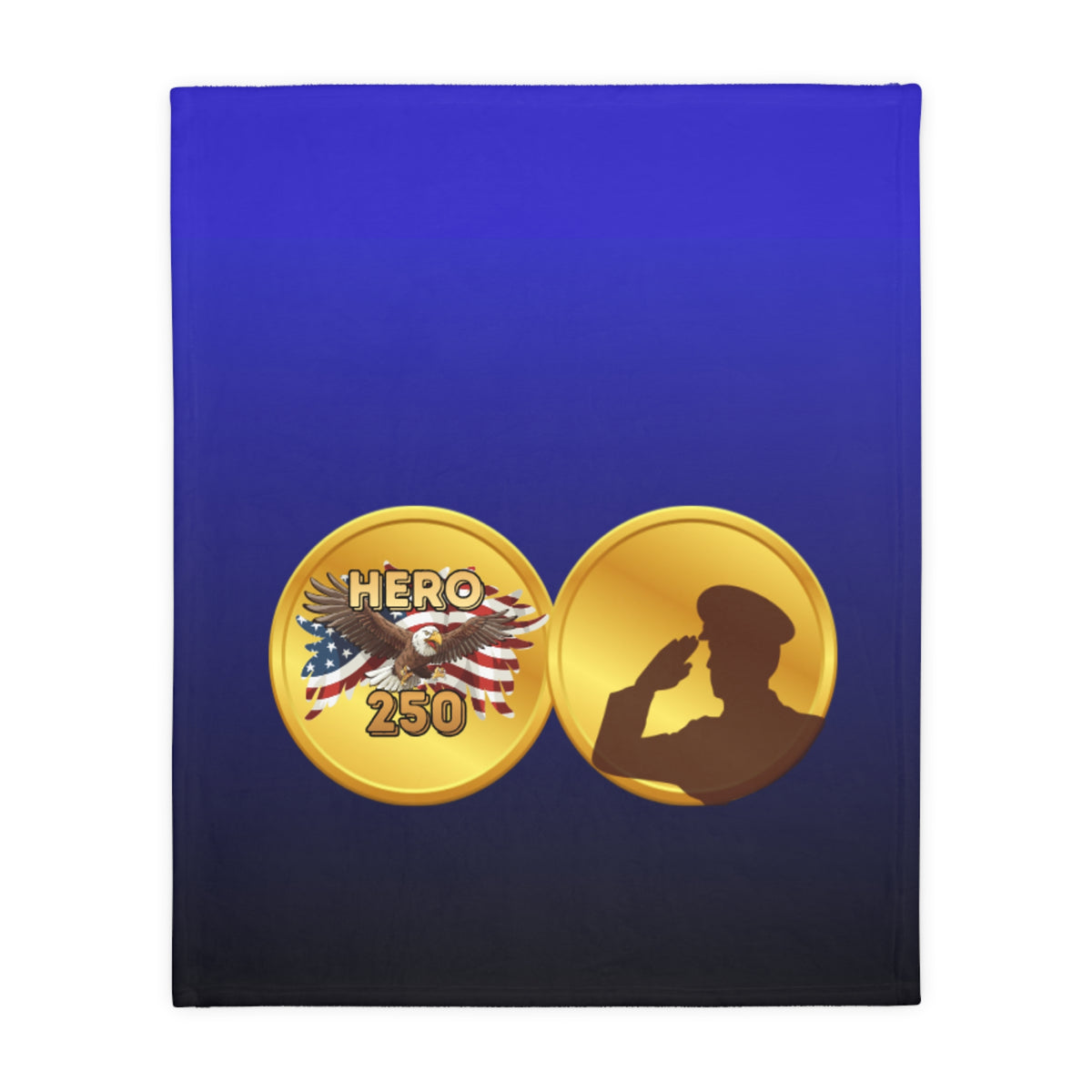 K9s For Warriors Throw Blanket – American Coin Works Hero Medal Design