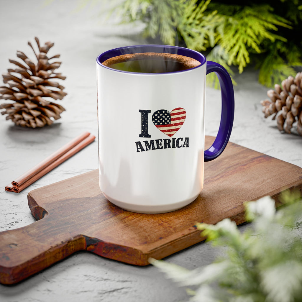 I Love America | HERO250 Patriotic American Coffee Mug