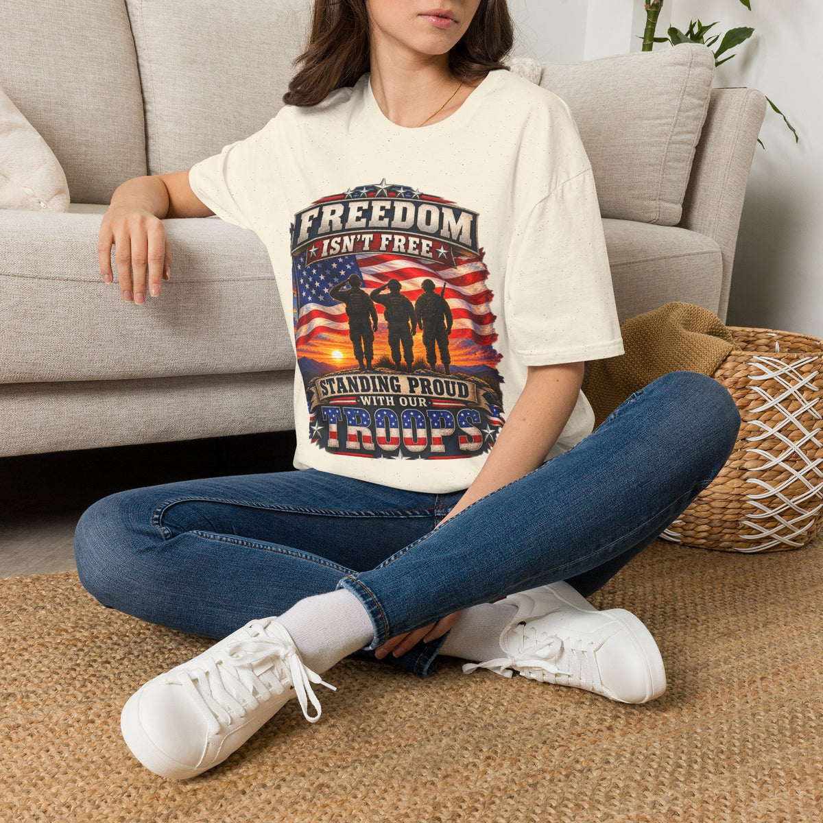 "Freedom Isn't Free" Unisex Soft-style T-Shirt