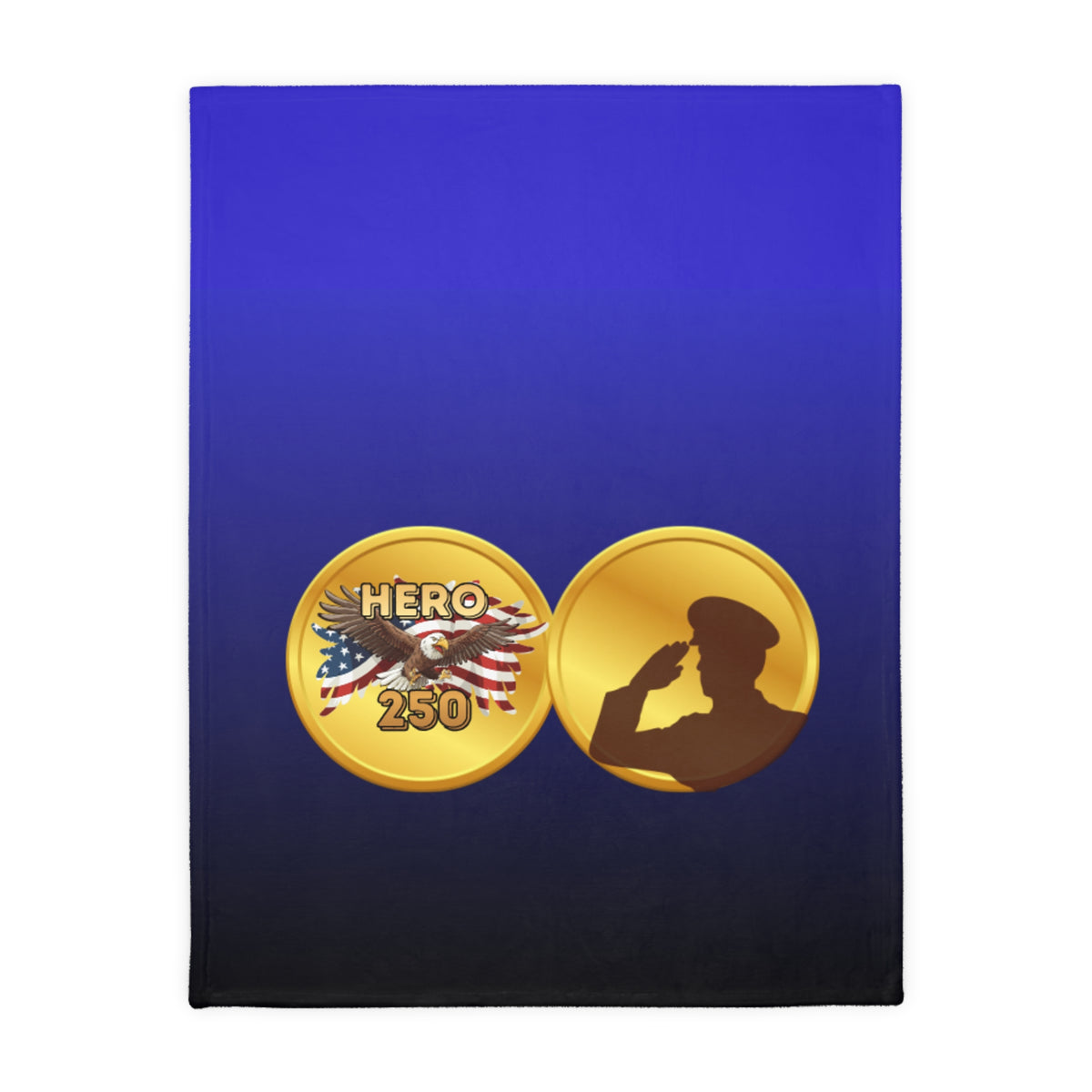 K9s For Warriors Throw Blanket – American Coin Works Hero Medal Design