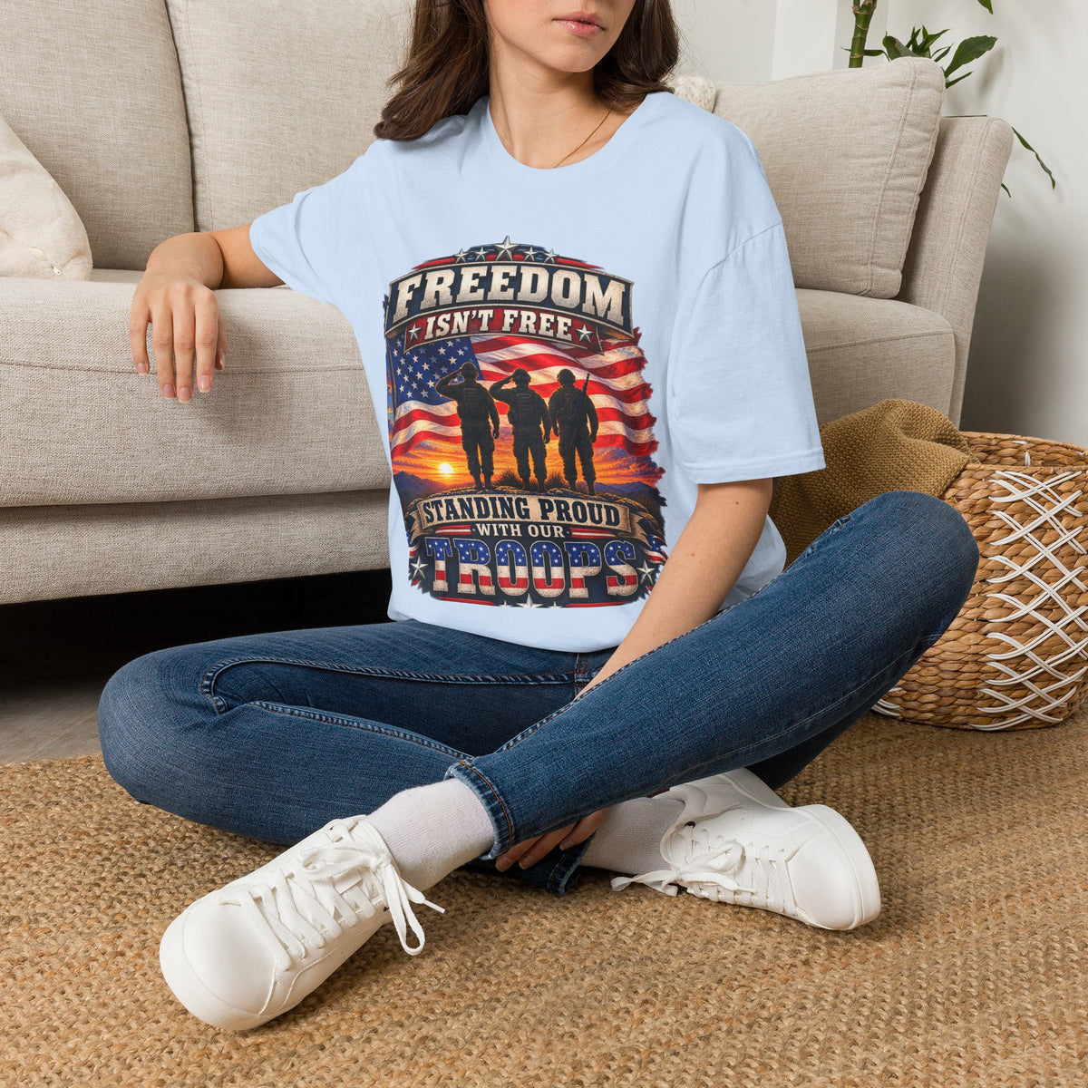 "Freedom Isn't Free" Unisex Soft-style T-Shirt