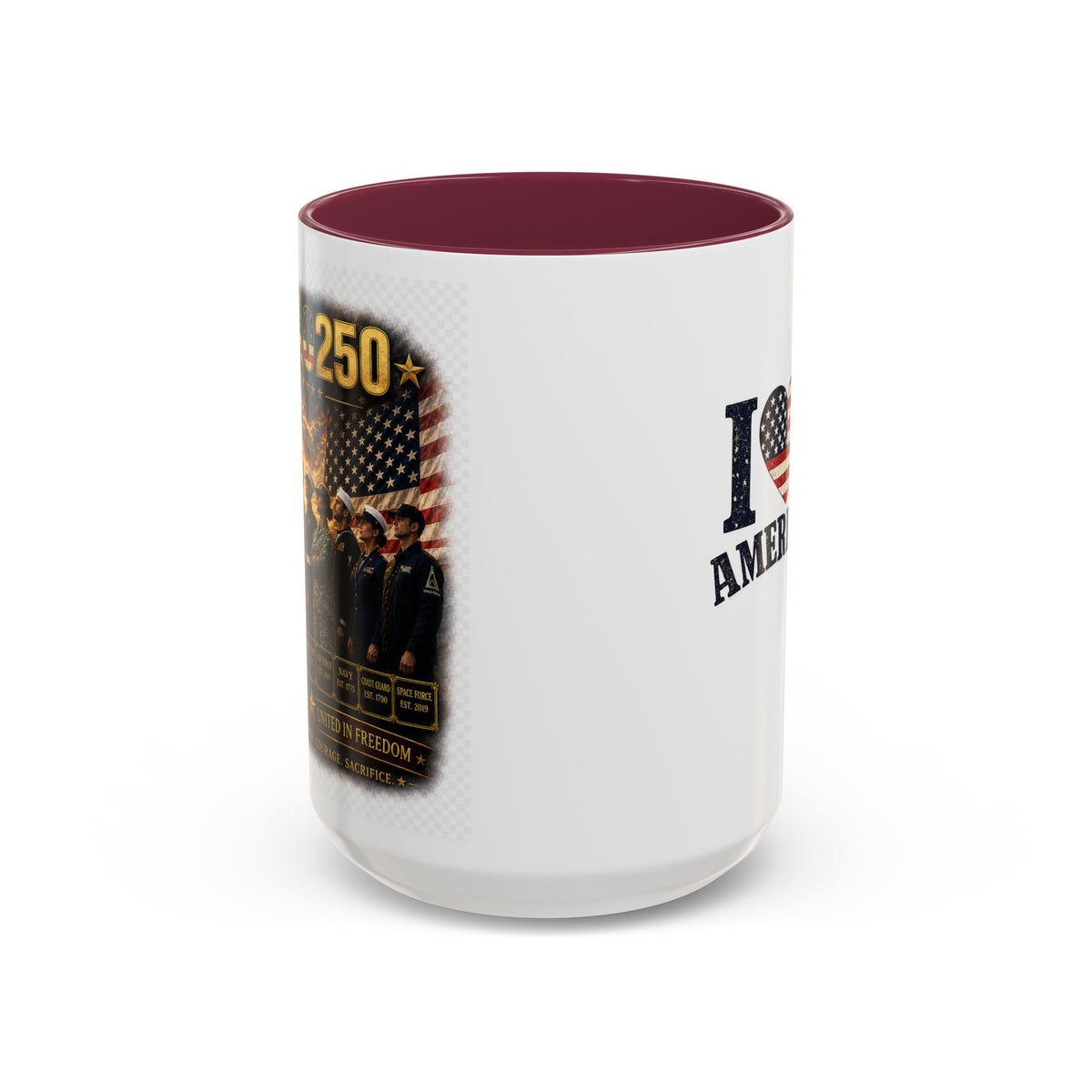 I Love America | HERO250 Patriotic American Coffee Mug