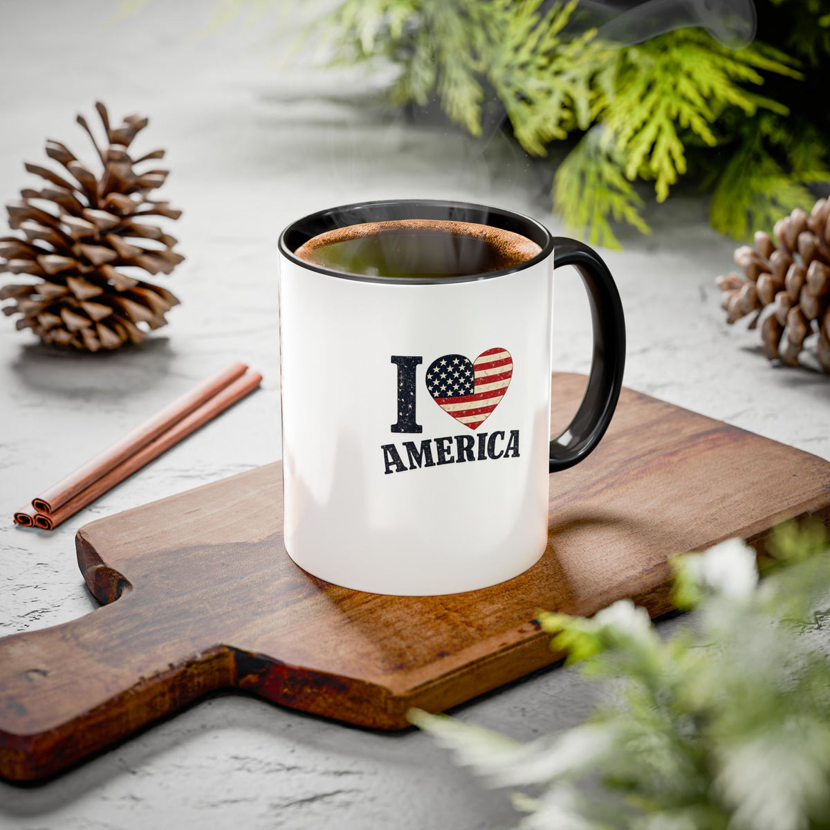 I Love America | HERO250 Patriotic American Coffee Mug