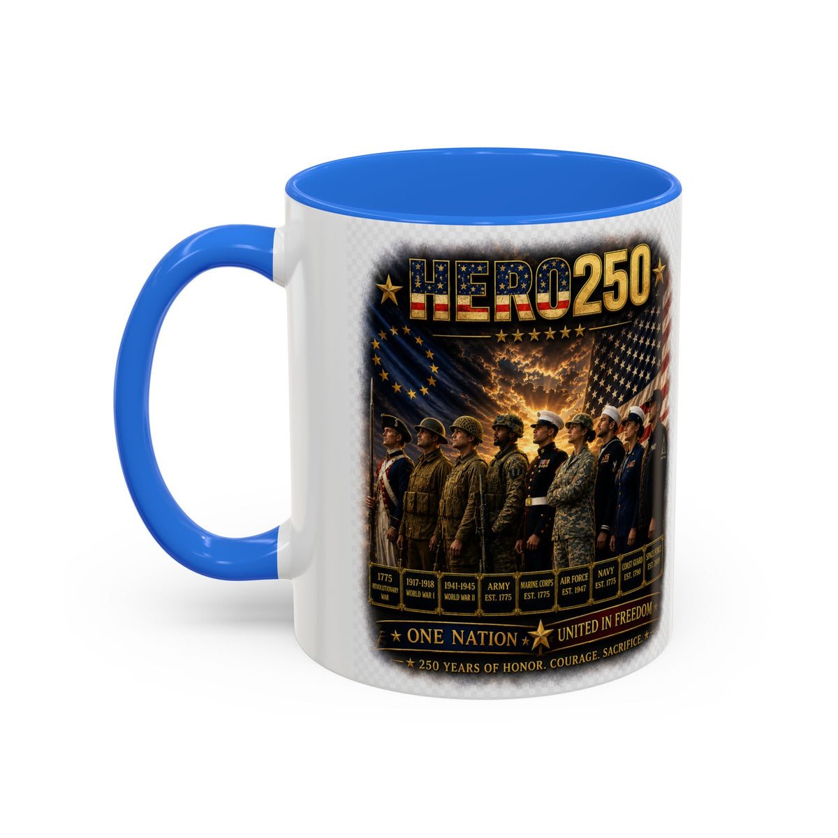 I Love America | HERO250 Patriotic American Coffee Mug
