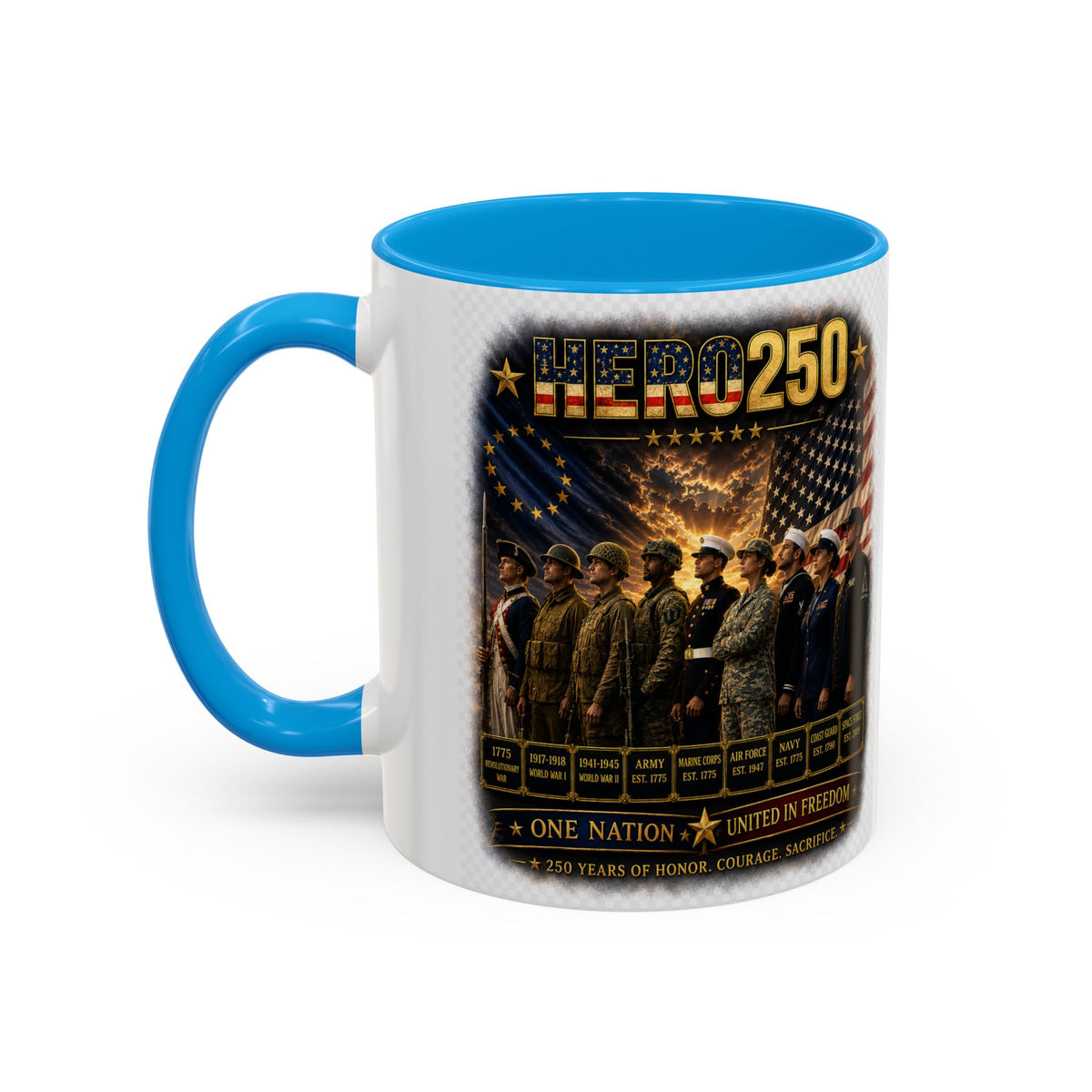 I Love America | HERO250 Patriotic American Coffee Mug