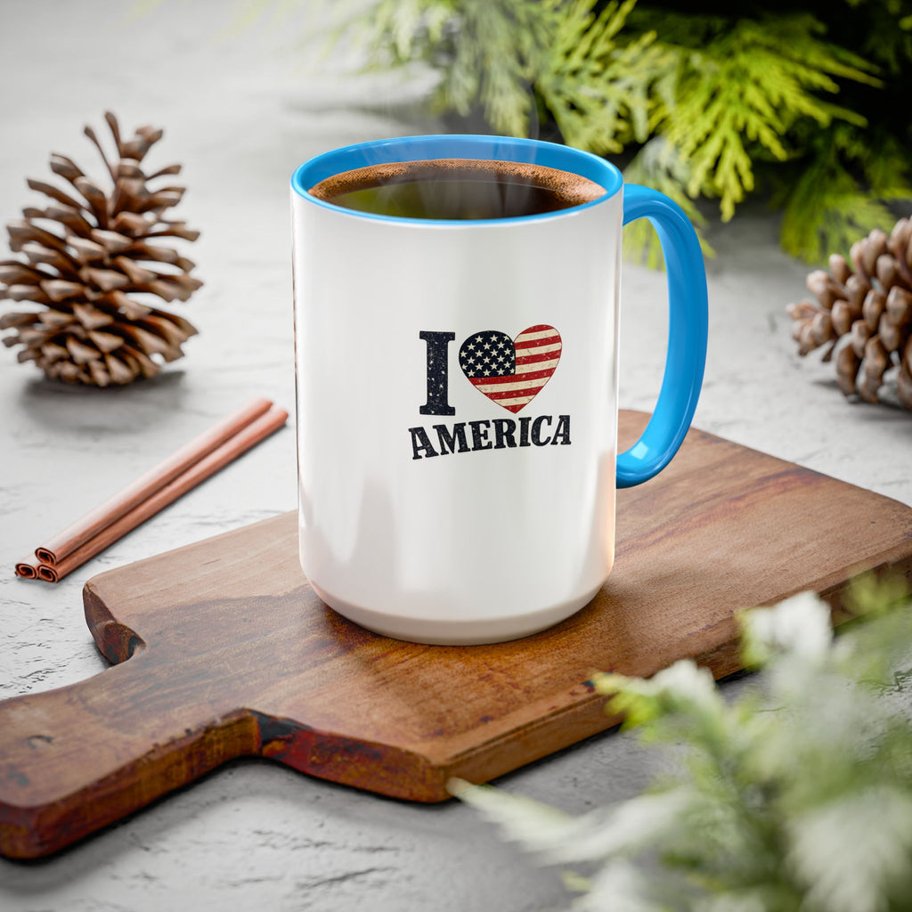 I Love America | HERO250 Patriotic American Coffee Mug