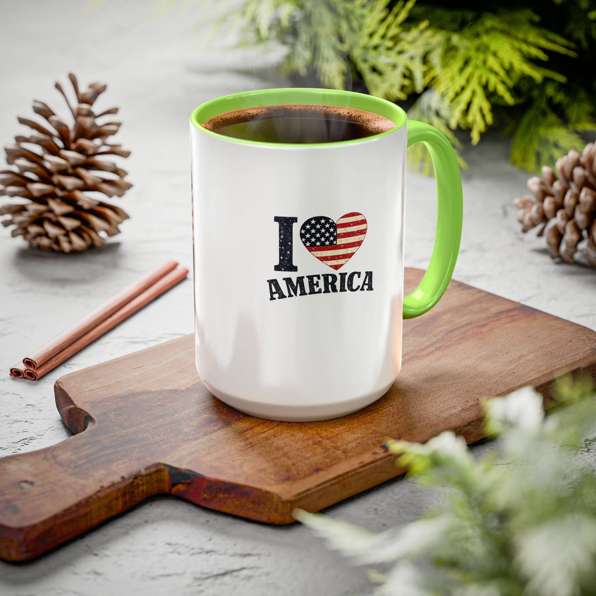 I Love America | HERO250 Patriotic American Coffee Mug