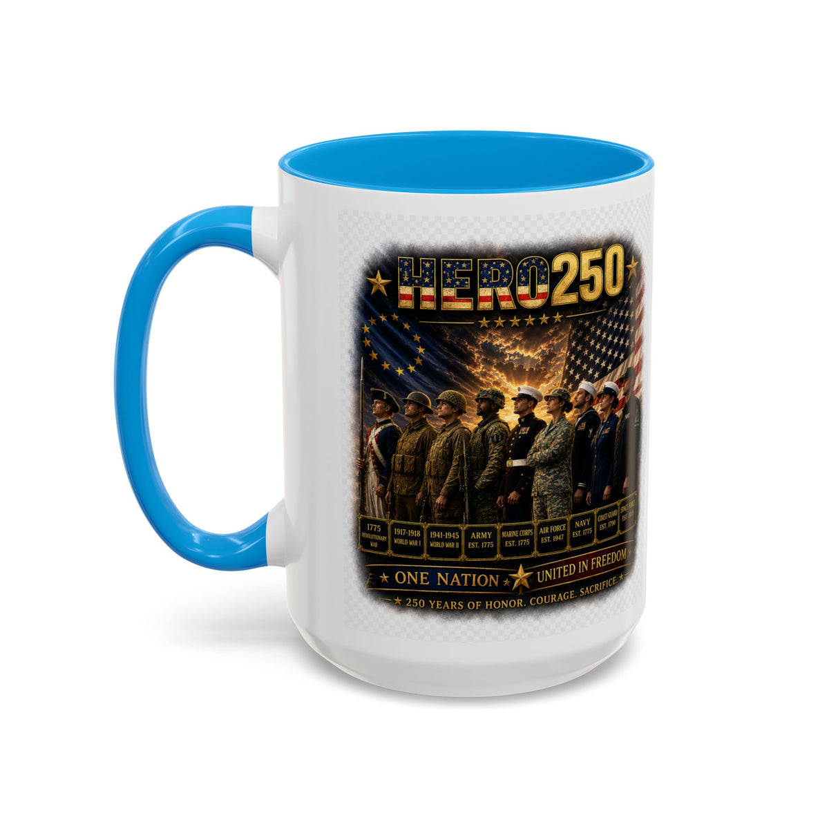 I Love America | HERO250 Patriotic American Coffee Mug