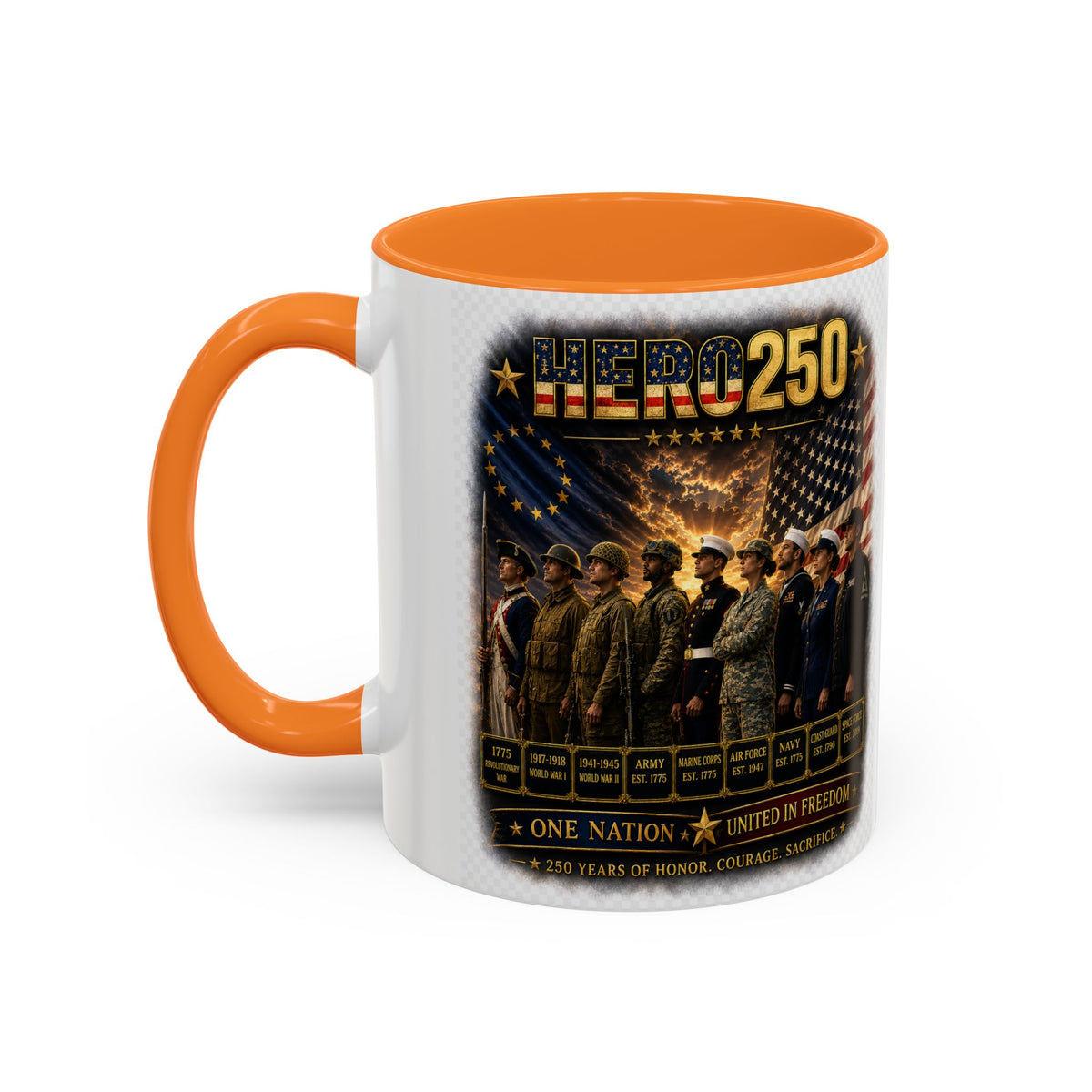 I Love America | HERO250 Patriotic American Coffee Mug