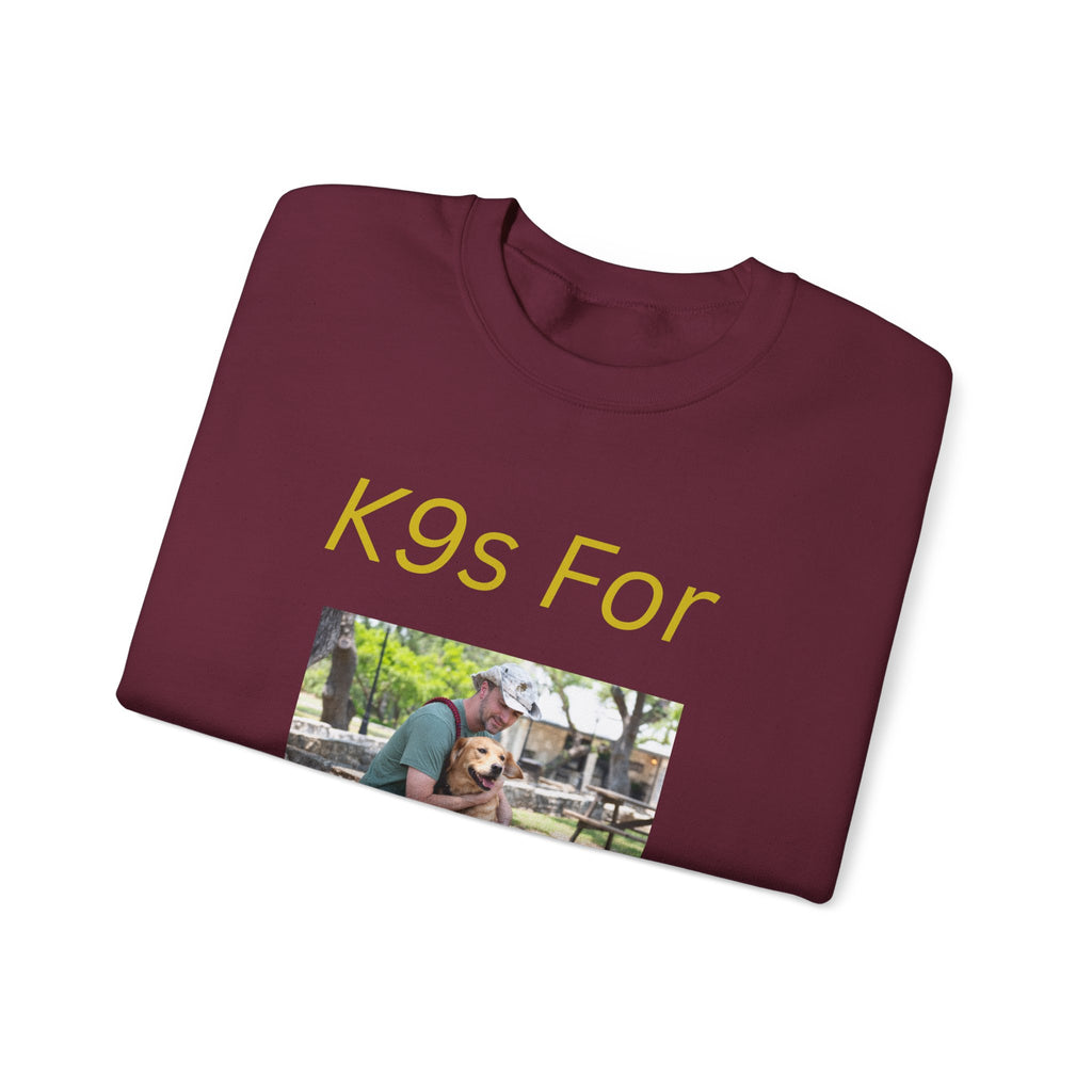 K9s For Warriors Crewneck Sweatshirt — Veteran Support Dog Rescue