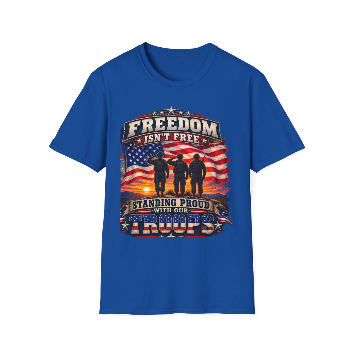 "Freedom Isn't Free" Unisex Soft-style T-Shirt