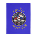 K9s For Warriors Throw Blanket – American Coin Works Hero Medal Design