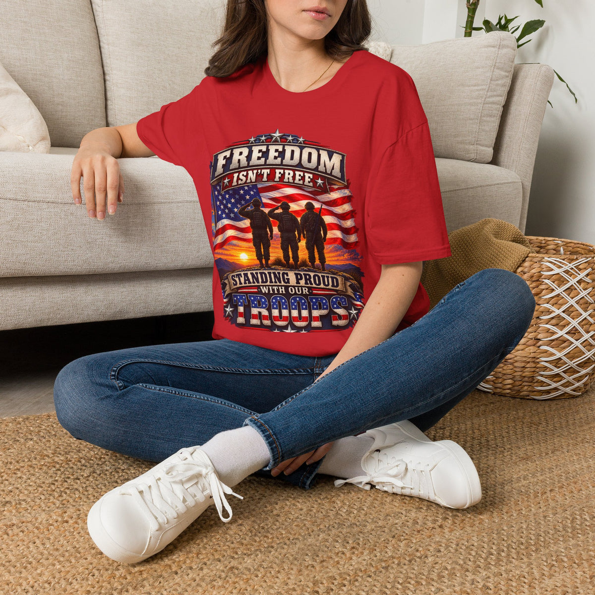 "Freedom Isn't Free" Unisex Soft-style T-Shirt