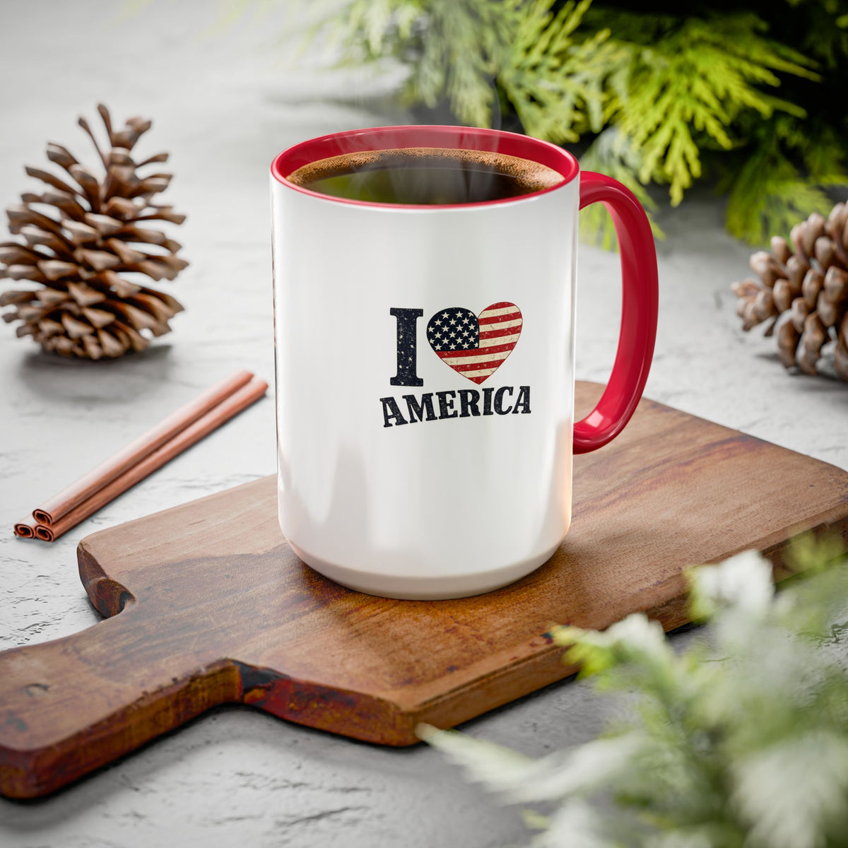 I Love America | HERO250 Patriotic American Coffee Mug